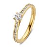 Ringen Excellent Jewelry | Ring Geelgoud Briljant 0.51 Crt.