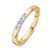 Ringen Excellent Jewelry | Ring Bicolor Briljant 0.15 Crt.