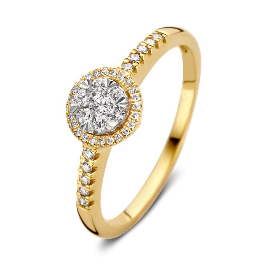 Ringen Excellent Jewelry | Ring Bicolor Briljant 0.24 Crt.