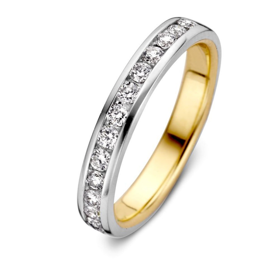 Ringen Excellent Jewelry | Ring Bicolor Briljant 0.48 Crt.