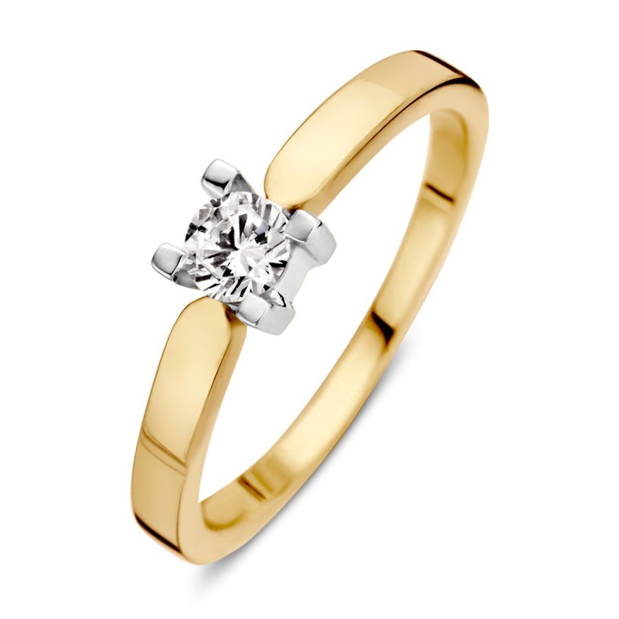 Ringen Excellent Jewelry | Ring Bicolor Zirkonia