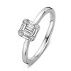 Ringen Excellent Jewelry | Ring Witgoud Diamant 0.29 Crt.