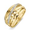 Ringen Excellent Jewelry | Ring Bicolor Briljant 0.12 Crt.