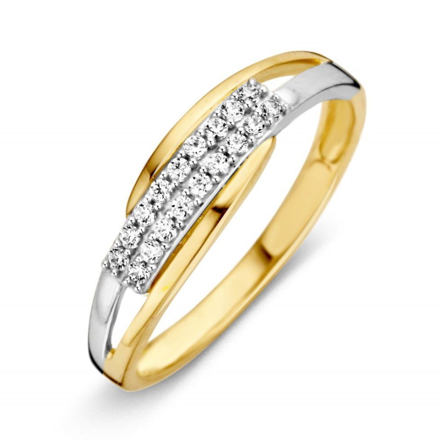 Ringen Excellent Jewelry | Ring Bicolor Zirkonia