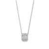 Colliers Excellent Jewelry | Collier Witgoud Diamant 0,40 Crt.