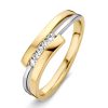 Ringen Excellent Jewelry | Ring Bicolor Briljant 0.11 Crt.