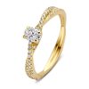 Ringen Excellent Jewelry | Ring Geelgoud Briljant 0.48 Crt.