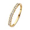 Ringen Excellent Jewelry | Ring Geelgoud Briljant 0.23 Crt.