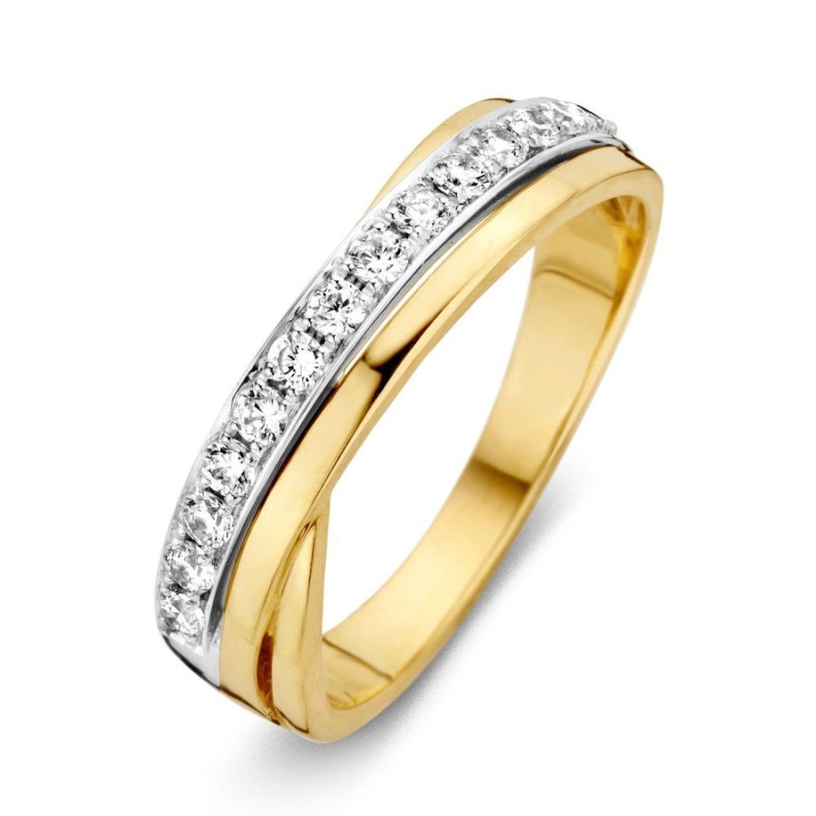 Ringen Excellent Jewelry | Ring Bicolor Zirkonia