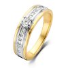 Ringen Excellent Jewelry | Ring Bicolor Briljant 0.54 Crt.